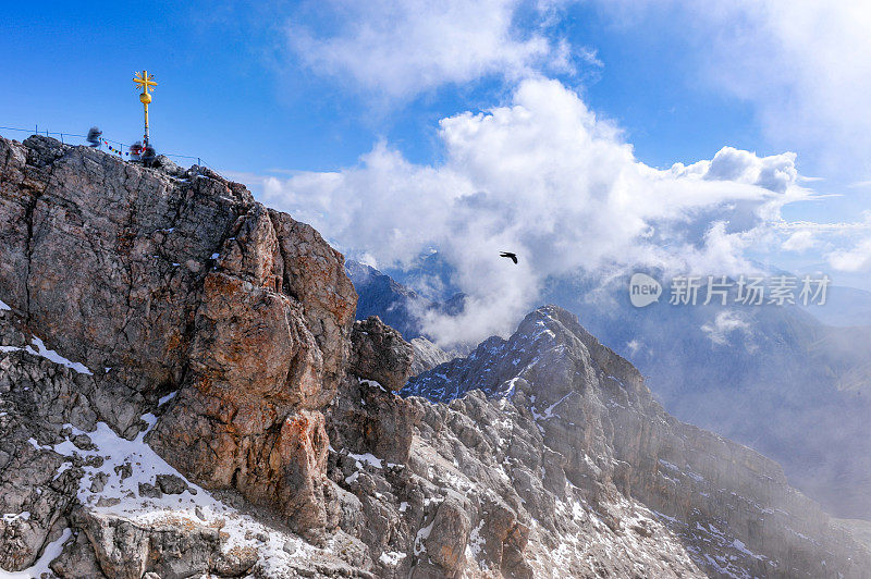 德国Garmisch-Partenkirchen Zugspitze峰会